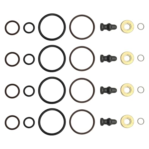 Image of PartsFlow Fuel Injector Seal Repair Kit For 1998 1999 2004 2005 Volkswagen Golf TDI 2005 2006 2007 2008 2009 Volkswagen Jetta TDI Audi A2 1.2L TDI 1.4L