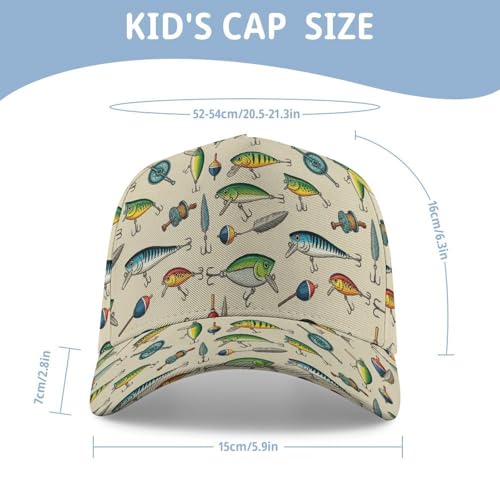 Kids Hat Adjustable Trucker Unisex Snapback Closure Cap for Fishing Outdoors2