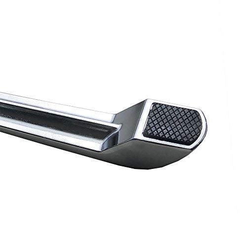 Vispronet Standing Brochure Holder – 0.9ft x 4.6ft Mesh Brochure Display Stand with 4 Pockets & Carrying Bag, Portable Brochure Stand for Tradeshows and Businesses, Collapsible Magazine Holder