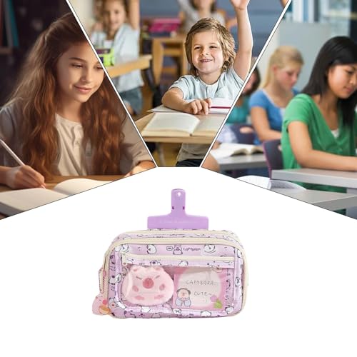 Bolsa Lápis Capivara,Estojo Capivara | Bolsa para caneta com abertura ampla,Estojo de lápis com zípe