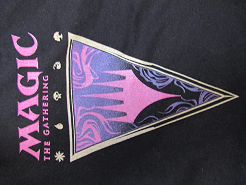 Magic The Gathering Planeswalker Symbols Logo Men's Black Drawstring Sleep Pajama Shorts2