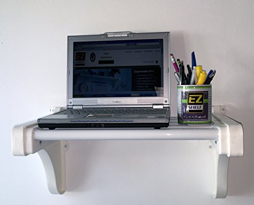 Ez Shelf - DIY Expandable - 19.5" - 29" Wide, Computer Shelf, Printer Shelf, Stereo Shelf, Linen Shelf, Book Shelf (1)