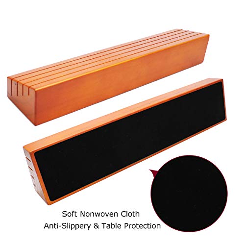 Exqline Wooden Playing Card Holder Tray Rack Organizer For Kids Seniors Adults - 13.8 Inch* 3.1 Inch Extended Versions Long Enough For Bridge Canasta Strategy Card Playing #TOP2