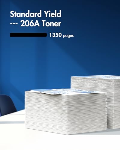 Image of 206A Compatible Replacement HP 206A Black Toner Cartridge 2 Pack M283fdw | Replacement for HP 206A 206X Compatible with HP Color LaserJet Pro MFP M283fdw M283cdw, M255dw, MFP M283 M255 Series W2110A