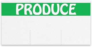 Price Mark Sales Produce Pricing Label Green/White | 17000/Box