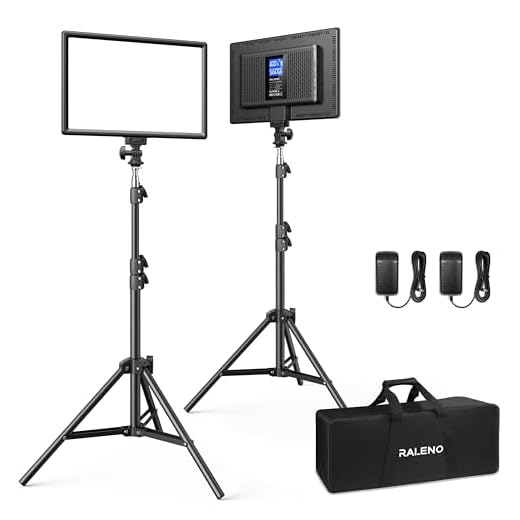 LED Video Light and Stand Kit