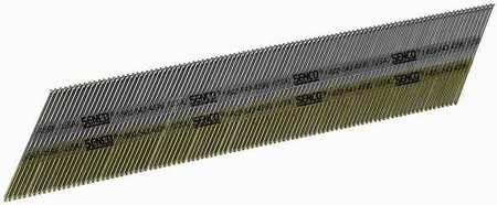 Angled Finish Nail, 15 ga, 2 in, PK4000, Shank: Smooth