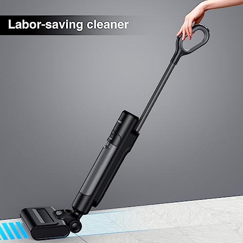 Simwal Sw02 Wet Dry Vacuum Cleaner, Floor Cleaner Machine For Sticky Messes And Kitchen Waste, Vacuum Mop All In One With Self-Cleaning, Lcd Display Fit For Hard Floor #TOP6