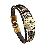 Vintage Multi-Layer-Armband aus gewebter Legierung, verstellbares Design, für die meisten Menschen geeignet