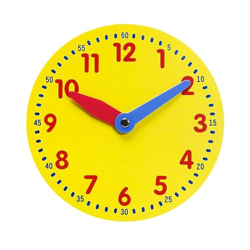 Didax Educational Resources Magnetic Demonstration Clock Math Manipulative 12 inch diameter