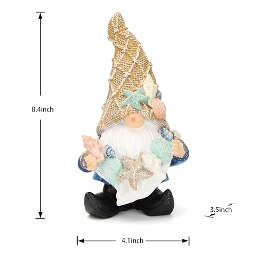 Leekung Garden Gnomes Statues - Outdoor Funny Garden Decor - Ocean Gnomes for Indoor/Outdoor, Beach, Patio, Lawn, Yard, Porch, Bookshelf Gifts by Leekung - Image 2