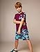 mksodopy Boys clothes camouflage stitching short-sleeved T-shirt camouflage shorts teen boys summer outfits