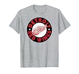 Detroit Red Wings Symbol Gray Officially Licensed T-Shirt