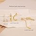 Fwlisesa Chain Earrings for Women, Dainty Earring Stacks 14k Gold Plated Cz Dangle Earrings Set Hypoallergenic Huggie Hoop Earrings for Women Trendy Cute Small Drop Earrings Fashion Jewelry Set
