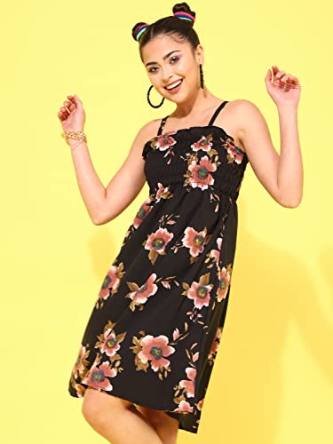 Image of OOMPH! Women's Crepe A-Line Knee-Length Dress Pack of 1