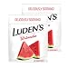 Luden's Watermelon Throat Drops | Deliciously Soothing | 90 Drops | 2 Bags