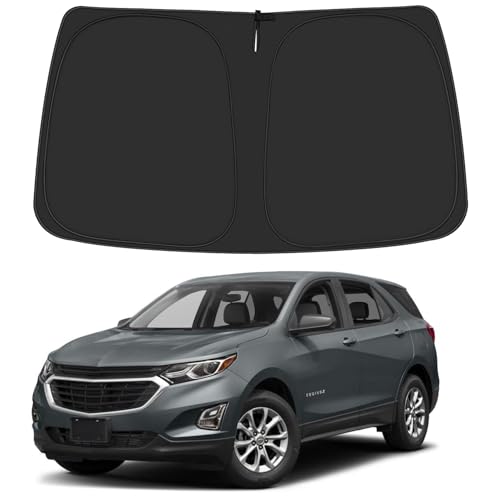 ULROLIT Windshield Sun Shade for 2018-2024 Chevy Equinox Accessories, Foldable Window Sunshade Sun...