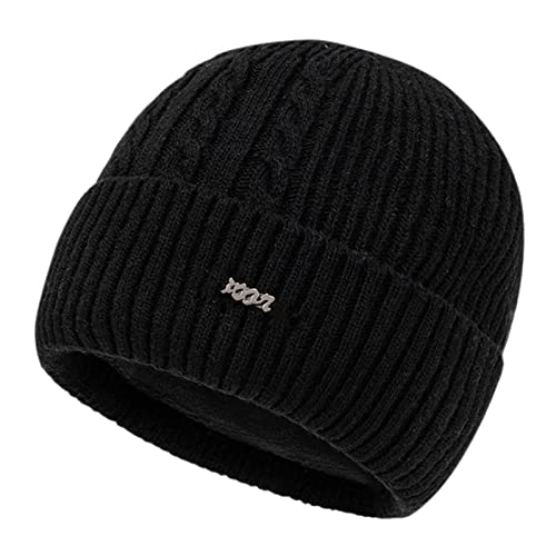 Bonnet pour homme coupe-vent contre le froid hivernal avec sa doublure épaisse