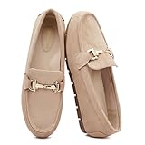 SONALOONG Loafers for Women, Wide Width Available, Slip-On Flats with Memory...