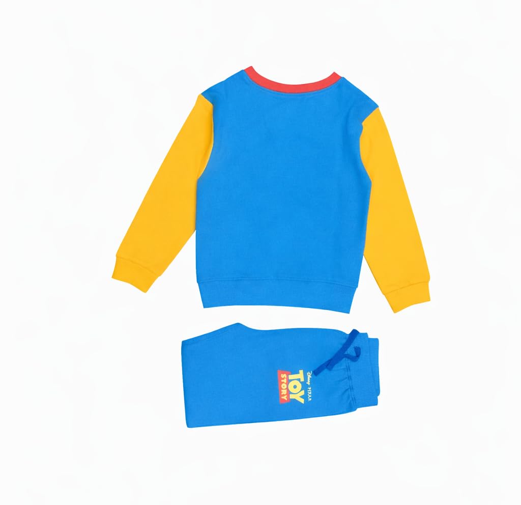 Disney Toy Story Kinder Trainingsanzug Set Jungen Mädchen Jogginganzug 2-teilig Buzz Lightyear Woody Oberteil und Hose 18 Monate–8 Jahre