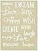 Deco Art ASMM38 Americana Decor Stencil, Inspiration, Gray,  6" x 8"