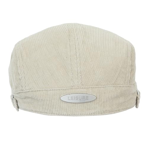 Image of FabSeasons Cotton Ivy Flat Golf Cap - Classic Newsboy Gatsby Hat for Men