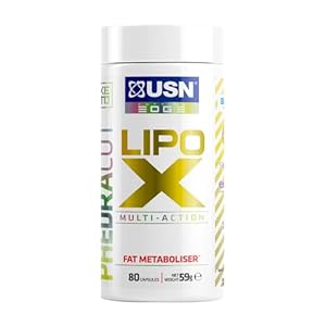 USN Lipo X PhedraCut: Fat Metaboliser, High Stimulant Energy, Reach For Your Dieting Goals With Our Weight Management and Toning Supplements, Softgel, 60 count