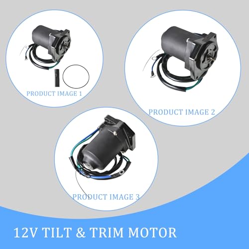 Image of WFLNHB Tilt Trim Motor Replacement for Yamaha Outboard F75 F90 2005-2018 6D8-43880-01-00 6D8-43880-09-00