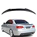 Gloss Black Rear Spoiler Wing Trunk Lip Compatible with 2007-2014 BMW 3 Series 328i 335i E93 Convertible, M4 Style Tape On