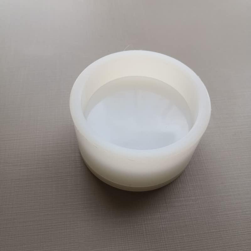 Sfera di sale da bagno in plastica 3D rotonda solida a forma di ciambella, stampo per shampoo, 6,35 cm, diametro massimo 95 g, stampo per sapone per bombe da bagno (rotondo)