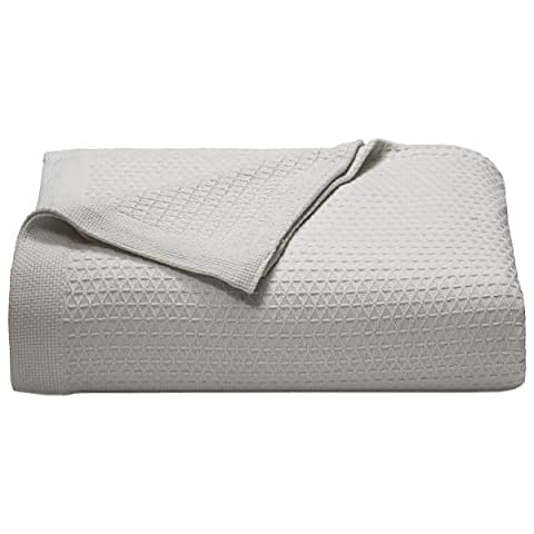 Manta de algodón Nautica Baird Gris Cover