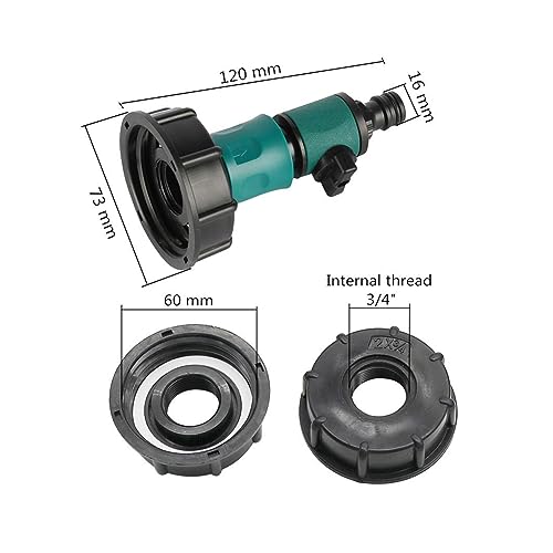 Adaptador de grifo para tanque con juntas de barril de tonelada estancas 4