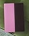 NIV, KJV, Parallel Bible, Large Print, Leathersoft, Pink/Brown: The World's Two Most Popular Bible Translations Together