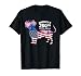 Dachshund USA America's 250th Patriotic Wiener Dog Fireworks T-Shirt