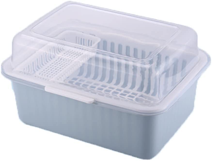 Amazon｜yinyue 水切りラック 食器収納 食器棚 キッチン収納 フタ付き