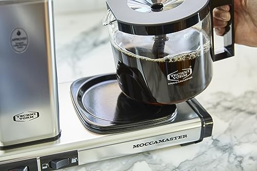 Image of Technivorm Moccamaster 53932 KBGV Select 10-Cup Coffee Maker, Dutch Cocoa, 40 ounce, 1.25l
