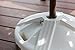 US Weight Patio Umbrella Base, Durable Outdoor Umbrella Base for Pairing with Patio Tables, Accommodates 1.0