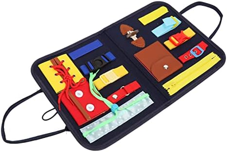 Busy Board, Cloth Anxiety Relief Keep Body Mind Healthy Children Intellectual Development Sensory Board for Senior for Memory Loss for ADHD