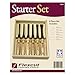 Flexcut Wood Carving Tools | 6-Piece Mallet Starter Set | Wood Carving Chisels and Gouges |1095 High Carbon Steel Blades | Ash Hardwood Handles| MC150 | Made in the U.S.A