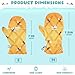 Humble Bee Orange Honeycomb warm mittens for kids baby girl gloves guantes para el frio ni?as Christmas M