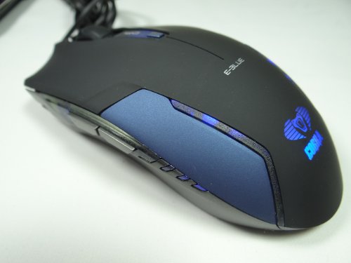 Image of E-Blue Cobra II 1600 DPI Ergonomic Gaming LED Mouse with Bigger Scroll Wheel (EMS151BL)