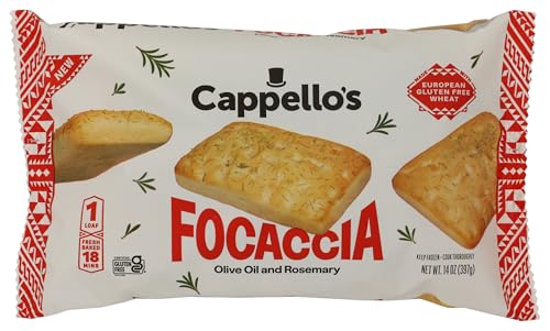 CAPPELLOS Focaccia with Rosemary & Sea Salt, 14 OZ