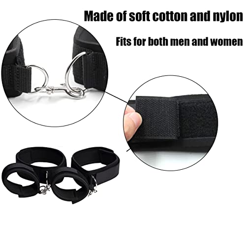 Thigh Wrist Cuffs Restraints Handcuffs Bdsm Sex Toys For Women Leg Straps Tie Set Bondage For Couples Sm Games #TOP2
