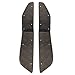 one by Camamoto Par de reposapiés de Aluminio Compatible para (cod 77375050B Color Negro para Yamaha T-MAX 500 2001-2007)