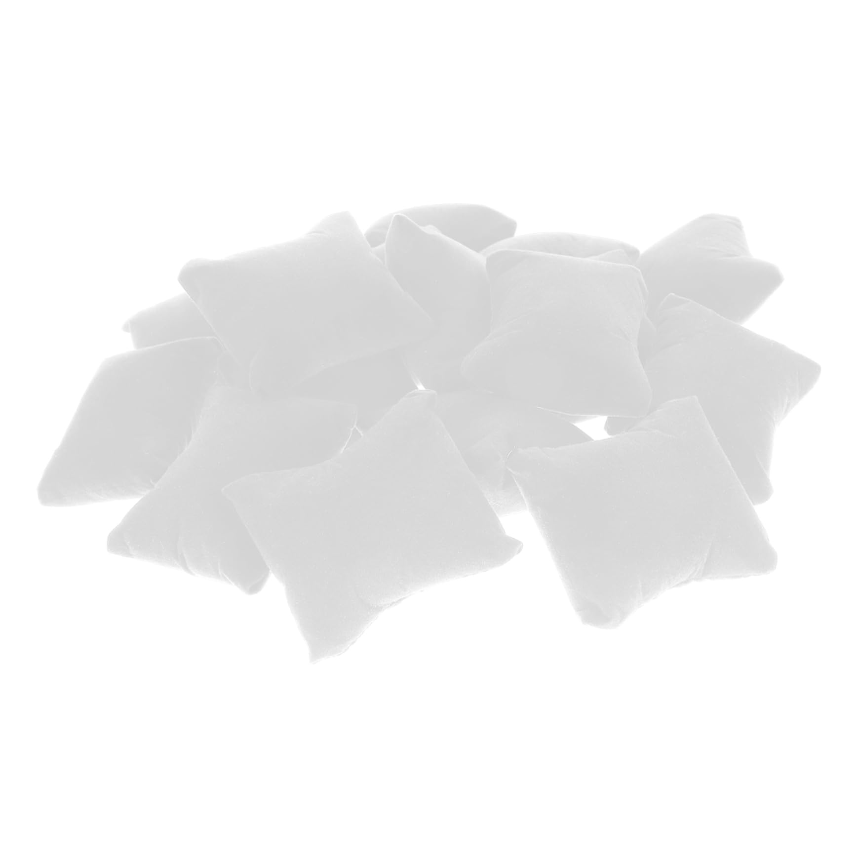 20pcs White Jewelry Display Watch Pillow Easy Care Watch Cushion Soft Protection for Birthday Wedding Displays
