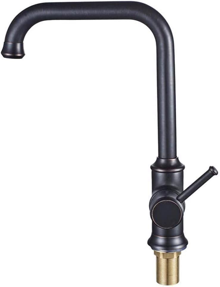Robinet mitigeur à double commande thermique pour évier de cuisine noir