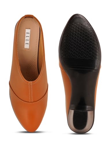 Image of ELLE Women's Slip-On Block Heel Mules