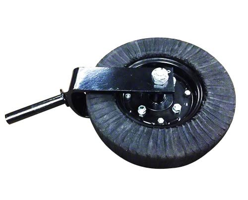 Photo 1 of 15" Laminated Rotary Cutter Tail Wheel Assembly - 1-1/4" Fork Shank 15" Tail Wheel Assembly, 1-1/4 Fork Shank