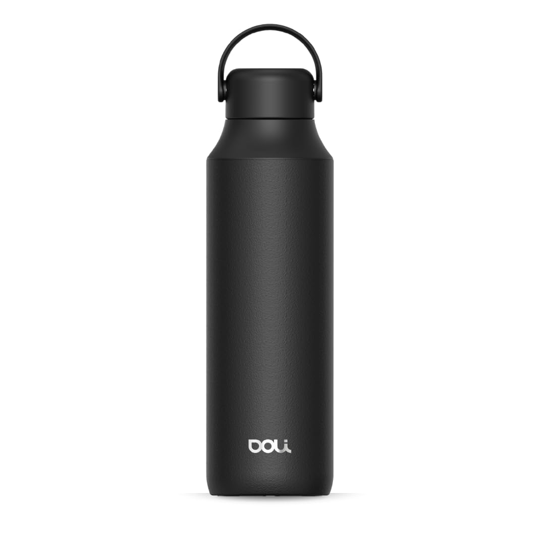 Doli Botella térmica de té (600 ml), color negro