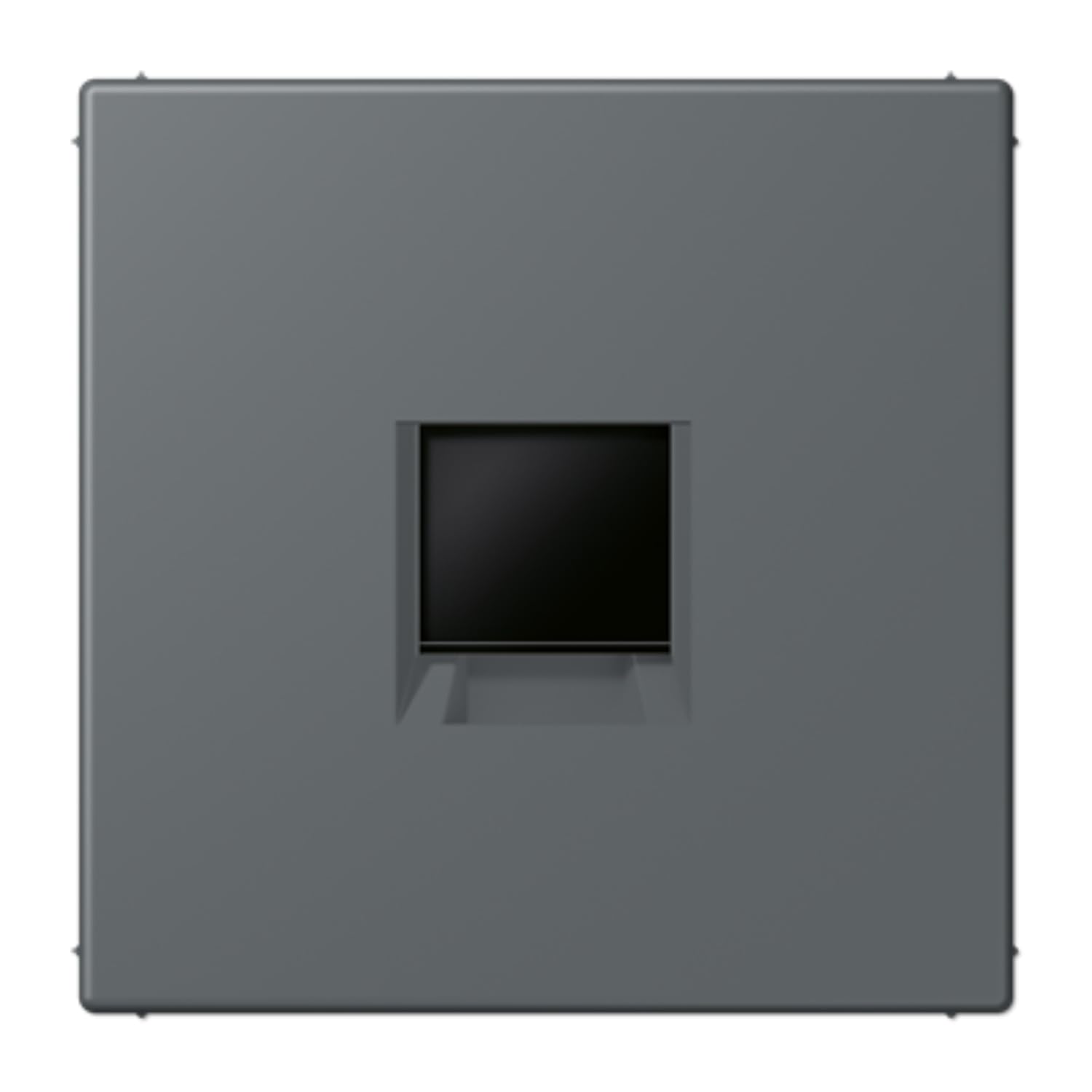 Plaque modulaire Jack-Rad JUNG LC1969-1WE202 avec 1 prise LC32010 pour montage mural
